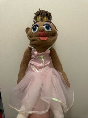 Melissa and Doug Tina Prima 23” Ballerina Hand Puppet No Stick